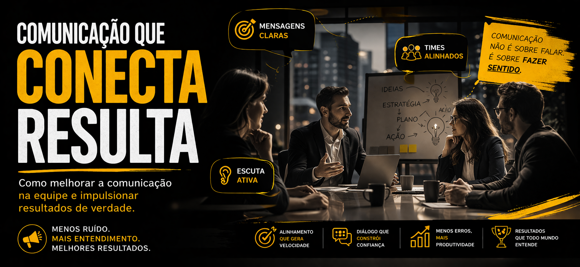 O problema não é falta de comunicação. É falta de entendimento.